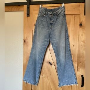 Classic Denim Wide Leg Jeans